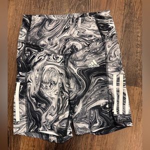 ADIDAS Compression Shorts, Women’s size XS, marbled